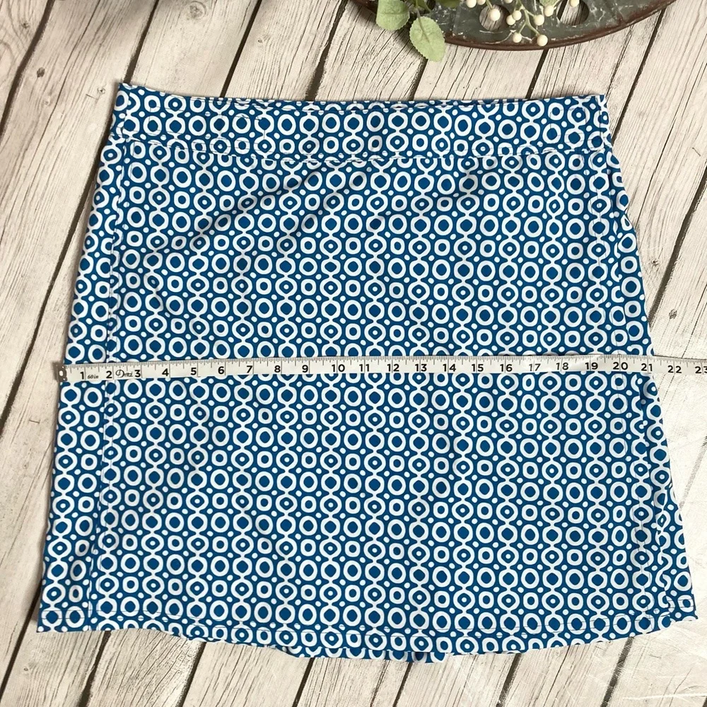 Ripskirt Hawaii Navy Circle Print Mini Skirt